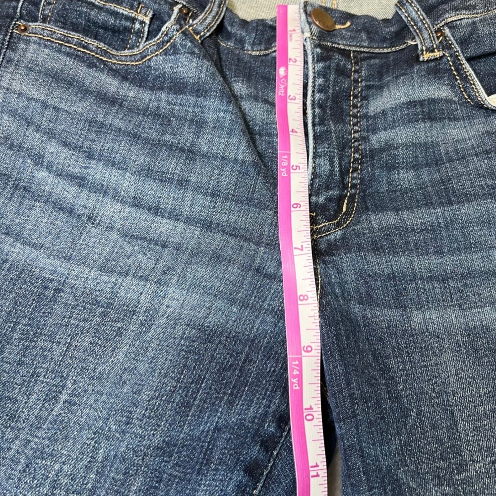 BKE Womens Size 30x32 Payton Mid-Rise Straight Universal Fit Blue Denim Stretch - Picture 11 of 16